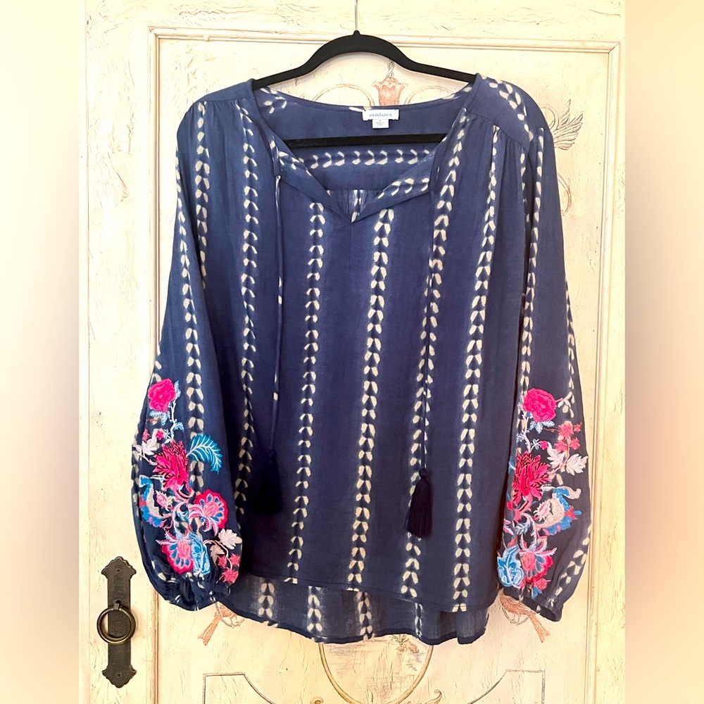 Sundance embroidered top size S